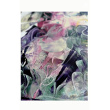 A blackbird in the lilac bushes Painting Lera Bregman Painting, Acrylic on Canvas Size: 19.7 W × 39.4 H x 0.8 D in