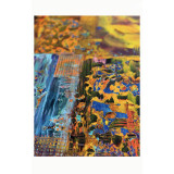 Kaleidoscope Painting Lera Bregman Painting, Acrylic on Canvas Size: 27.5 W x 31.5 H x 0.8 D in