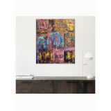 Kaleidoscope Painting Lera Bregman Painting, Acrylic on Canvas Size: 27.5 W x 31.5 H x 0.8 D in
