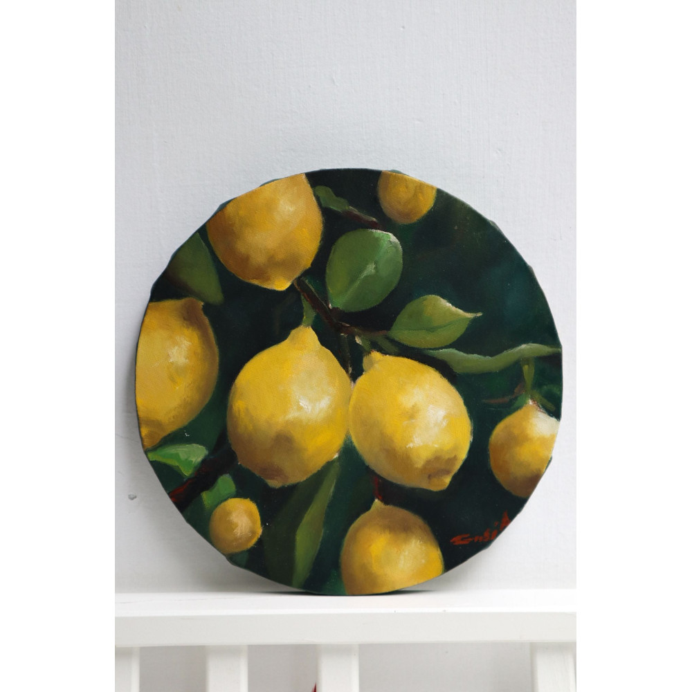 Lemons Oil canvas