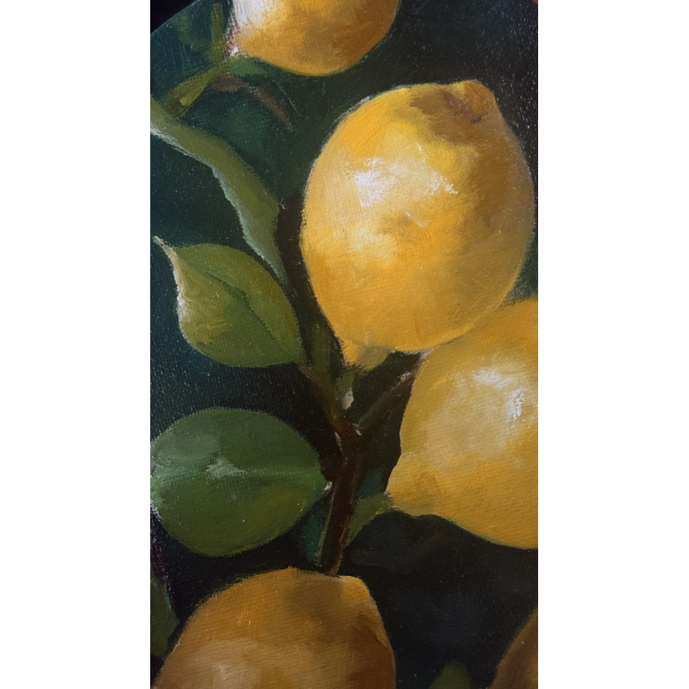 Lemons Oil canvas