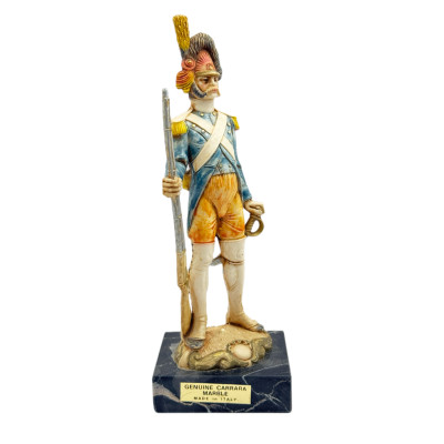 Винтажная итальянская фигурка солдата наполеоновской эпохи