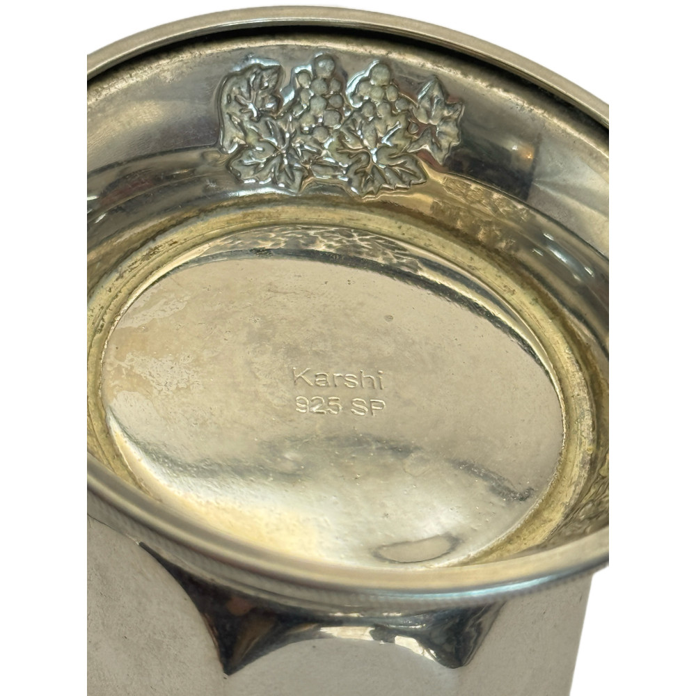 Серебряный стакан для кидуша Karshi Judaica, 925 проба