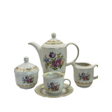 סט פורצלן וינטג’ קלאסי SEP GDR – סגנון אירופי, דוגמת “זר מייסן”