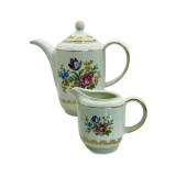 סט פורצלן וינטג’ קלאסי SEP GDR – סגנון אירופי, דוגמת “זר מייסן”