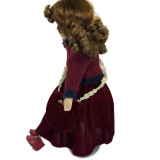 Коллекционная фарфоровая кукла в винтажном наряде