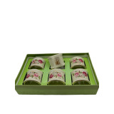 טבעות למפיות מפורצלן עצם דק – סט 6 יחידות Fine Porcelain | RUI | English Design