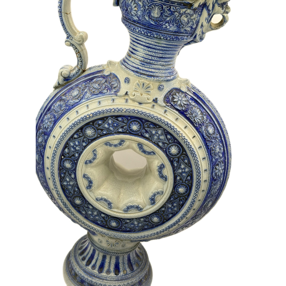 קנקן קרמי עתיק מסוג Ringkanne — ווסטרוולד, גרמניה, סוף המאה ה־19