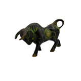 פסלון שור ברונזה פנג שואי | אומנות שבטית הודית Bastar