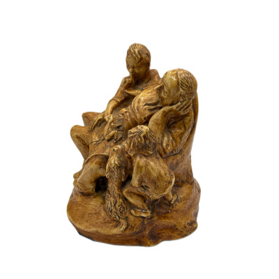 Винтажная фигурка П. Данна «Спящий дедушка и внуки-шутники», США, 1960-е г