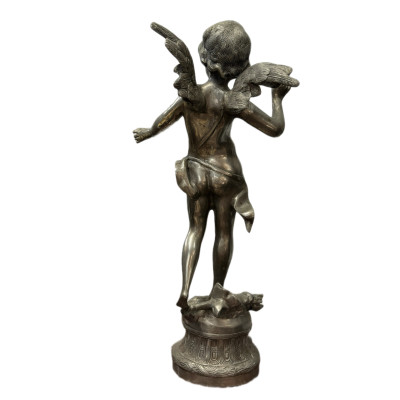 פסל ברונזה “Alerte Cupid” – קופידון דרוך | בהשראת אוגוסט מורו